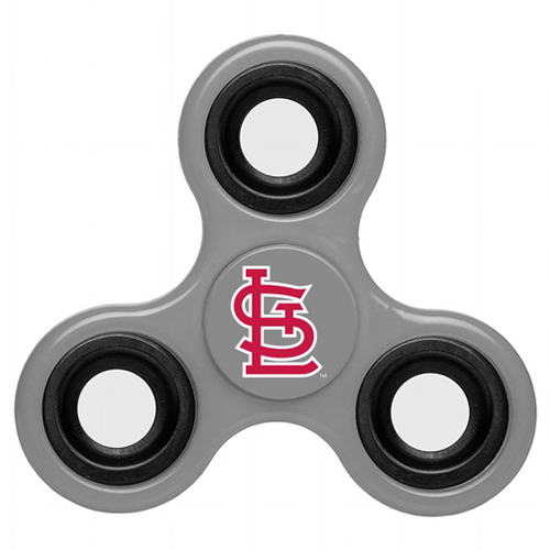 MLB St Louis Cardinals 3 Way Fidget Spinner G59 - Gray - Click Image to Close